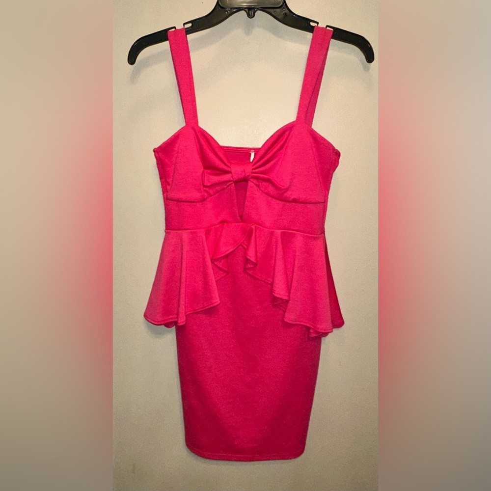 Pink Strapless Dress from a Boutique